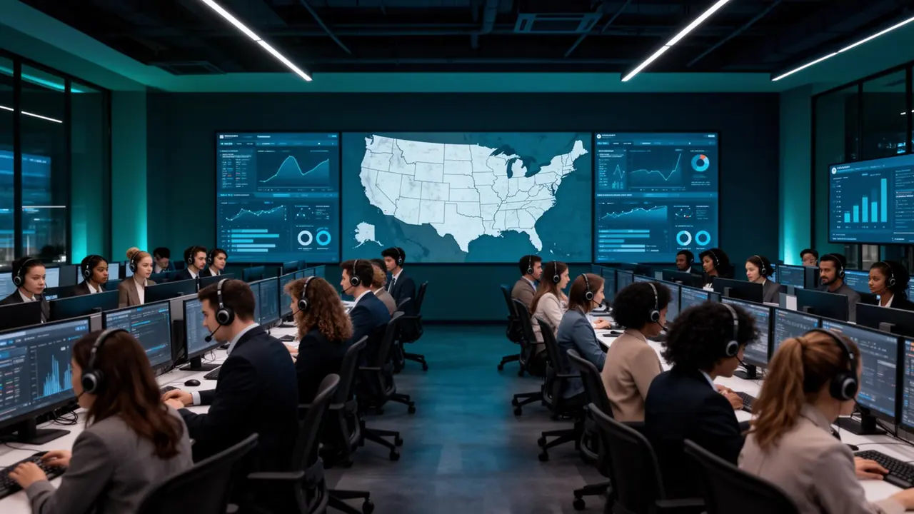 AJ BPO operations floor